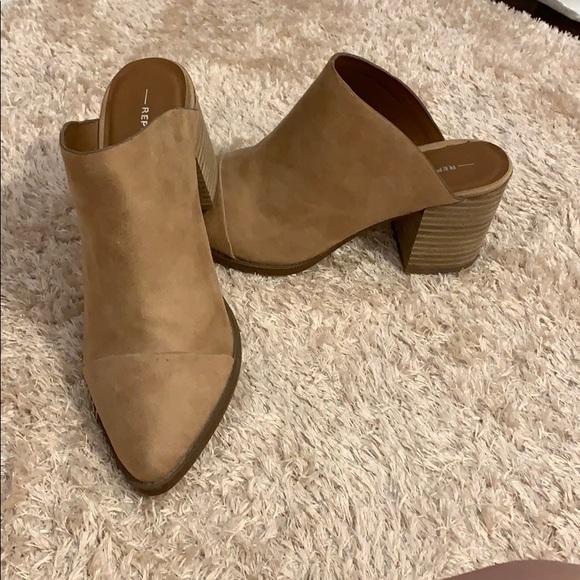 Report Shoes - Block Heel Mule